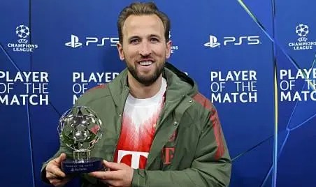 开云电子-梅开二度，凯恩当选拜仁2-0圣吉罗斯联合全场最佳球员